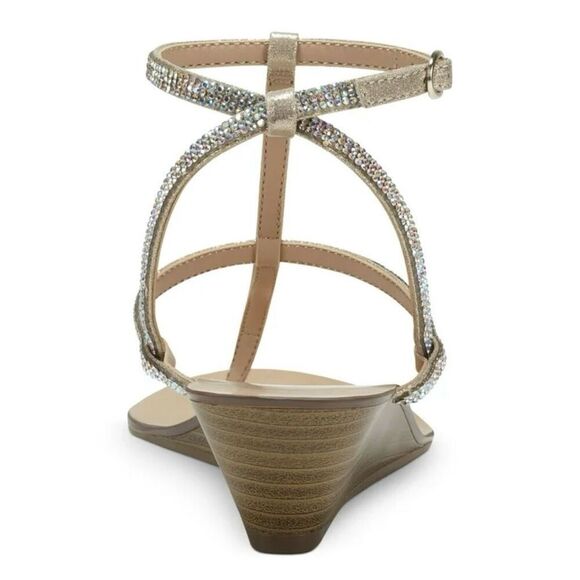 INC gold color sandals  Size 5.5 New, no box - Picture 3 of 6